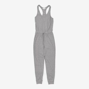 Spiritual Gangster Giselle Rib Jumpsuit Size S Gray Comfy Lounge Athleisure‎